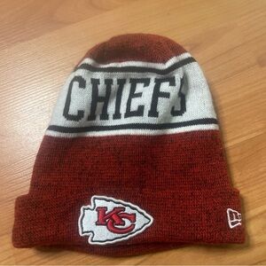 Kansas City Chiefs NFL New Era Cap Hat beanie Kids Logo Red White Black